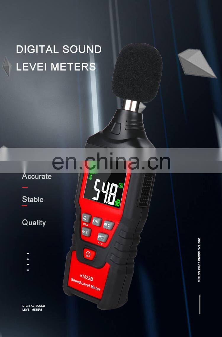 Test Noise Decibel Capacitive Microphone Digital Sound Level Meter