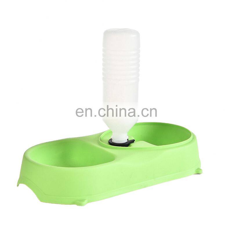 Double Food Grade Plastic Pet Bowl Dog Bowl