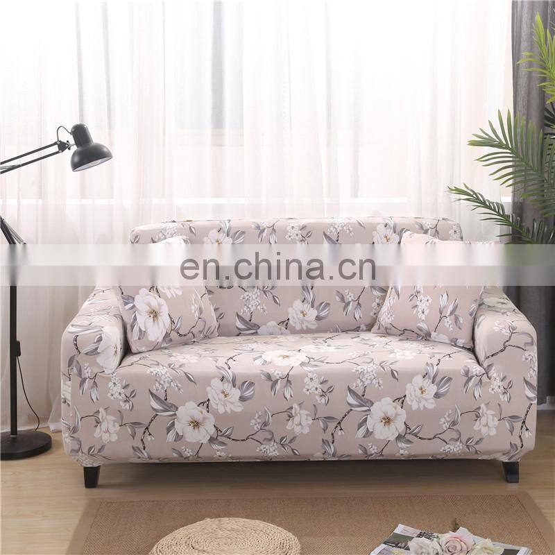 Custom pattern digital printed loveseat Sofa Cover spandex sofa slipcover