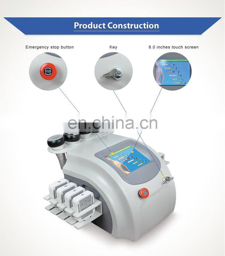 Distributors wholesale RF cavitation vaccum lipolaser slimming machine / lipolaser machines