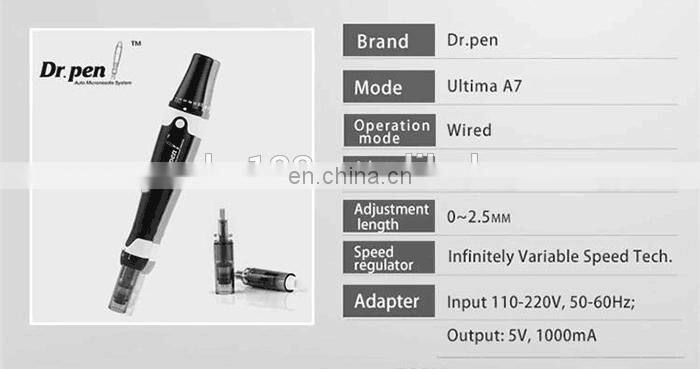 Adjustable Derma Rolling Electric Micro Needle Derma Pen For Anti-Aging