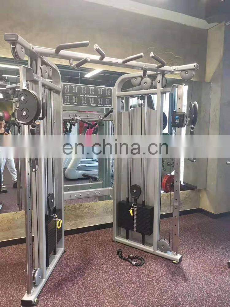 Top quality dual cable-cross multi functional trainer machine commercial gym exercise fitness equipment for sale SET17