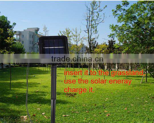 solar powered led string light for Christmas and garden decoration with solar pannel