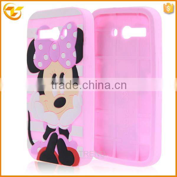china wholesale cute silicon soft case for alcatel one touch pop c5