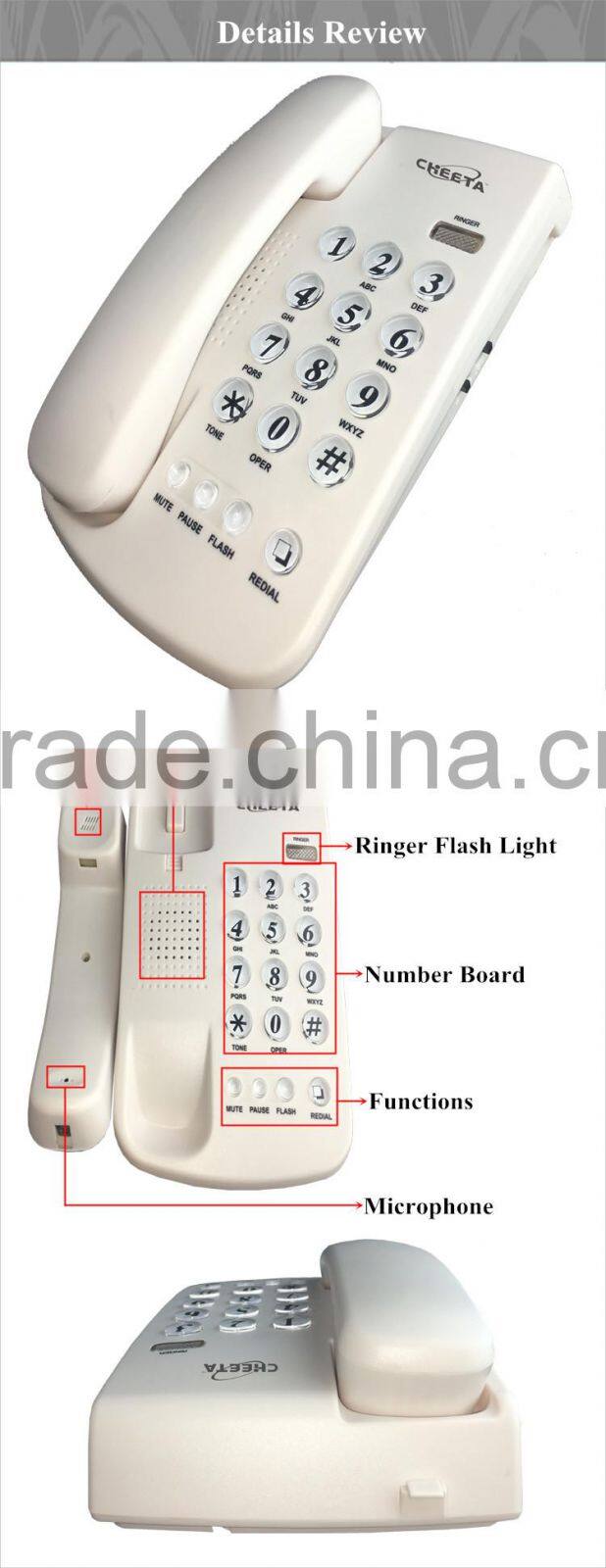 Simple Use Basic Phone Basic Telephone Set With High Quality