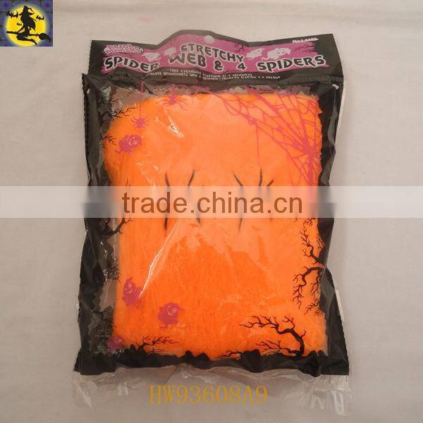 Purple Halloween Spider Web