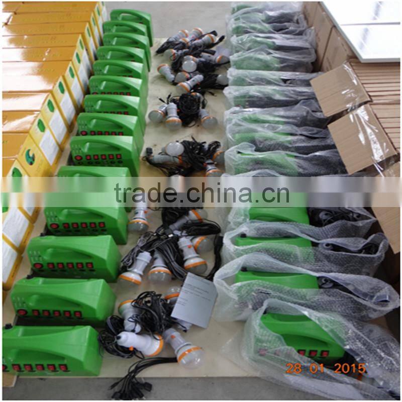 Made In China 100 watt portable solar system for home With Phone Charge