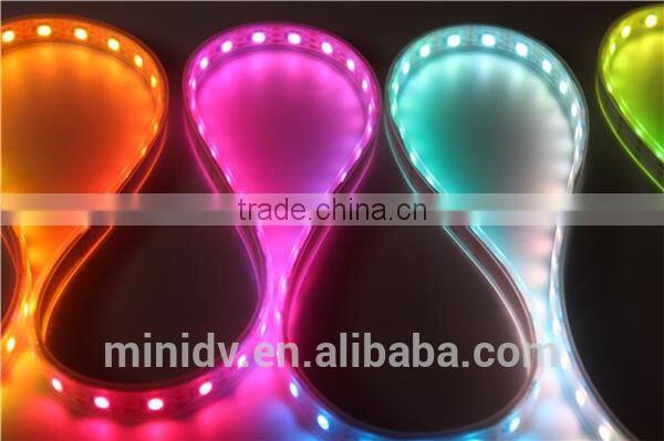 5050 SMD 30/60LED/M RGB Full Color Dream Color WS2812 LED Strip Light with IP67 Waterproof Tube