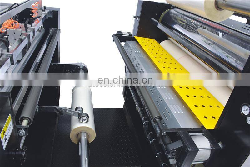 SAFM1200 High Speed Automatic Bopp Film Laminating Machine, Big Formate Auto OPP PET PVC Thermal Laminator