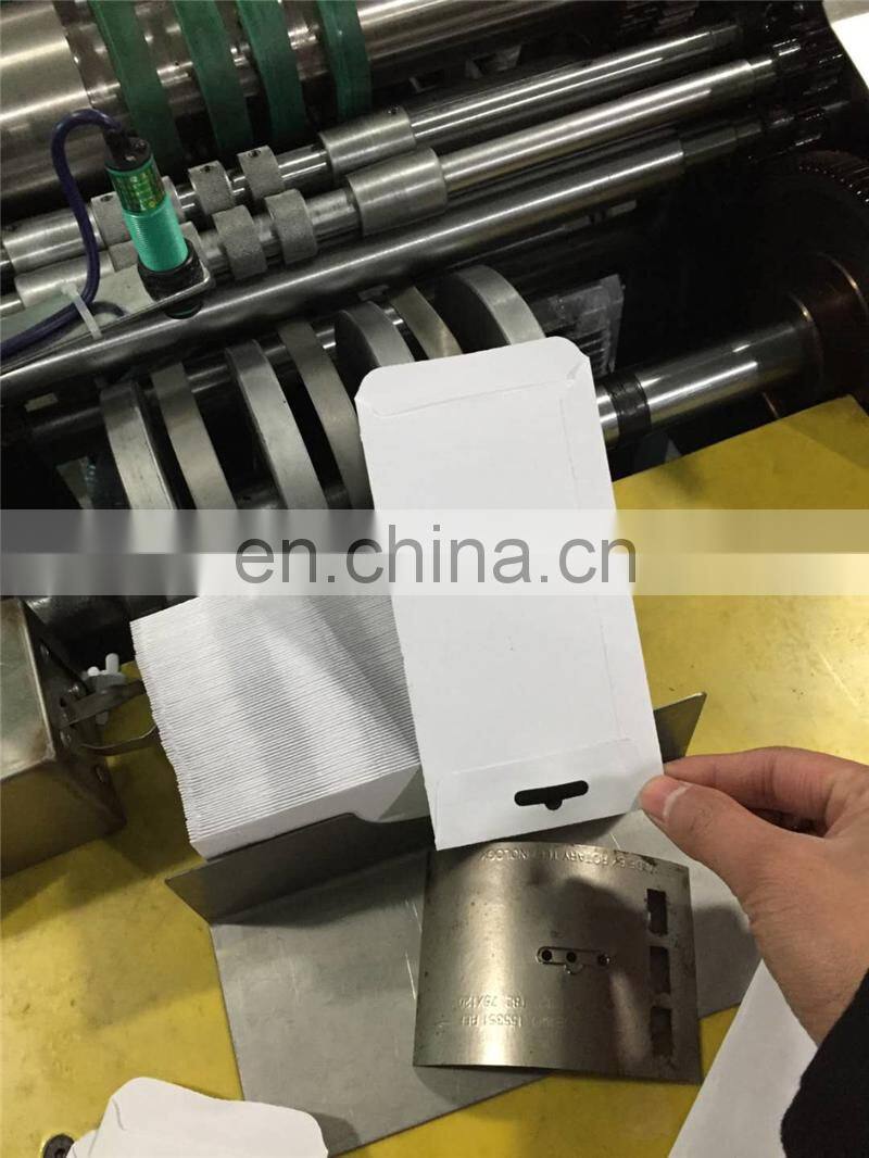 ZF250S Automatic europe Russia Ukraine romania seed paper bag folding and gluing machine with euro hanging hole