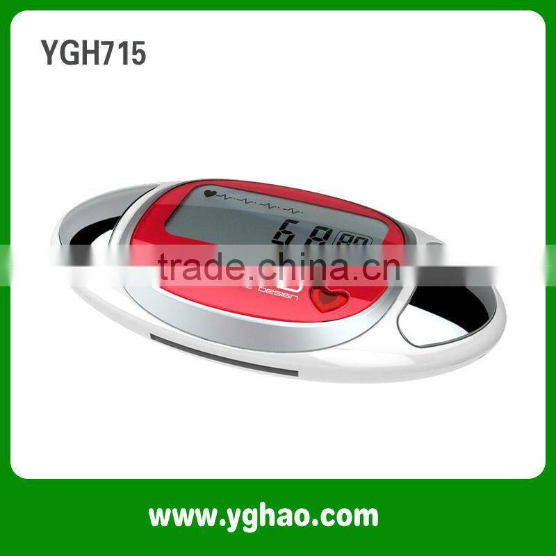 Mini Heart Rate 3D Sport Pedometer 3d Multifunctional Sports Pocket Pedometer Smart 3D Pedometer Activity Tracker