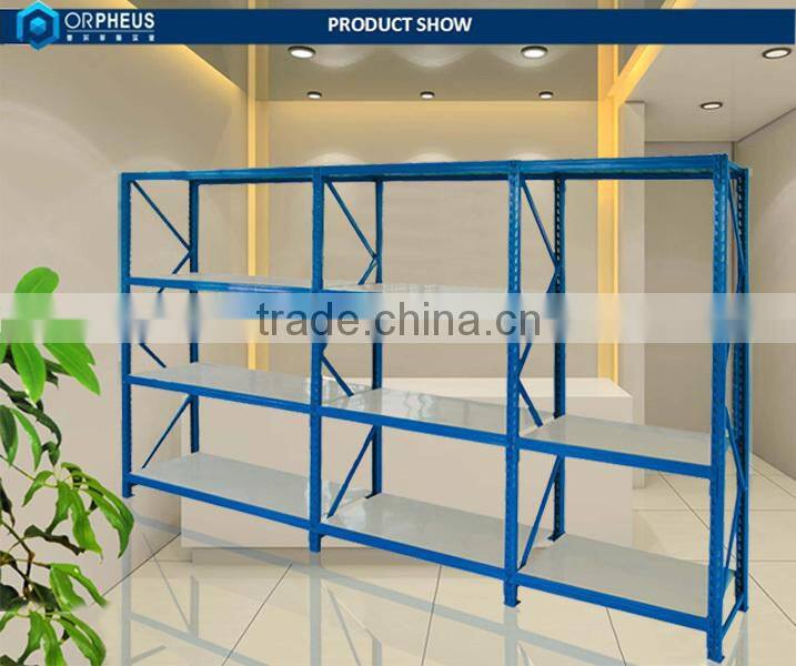 High End Shelf Metal Furniture 4 Tier Supermarket Steel Storage System