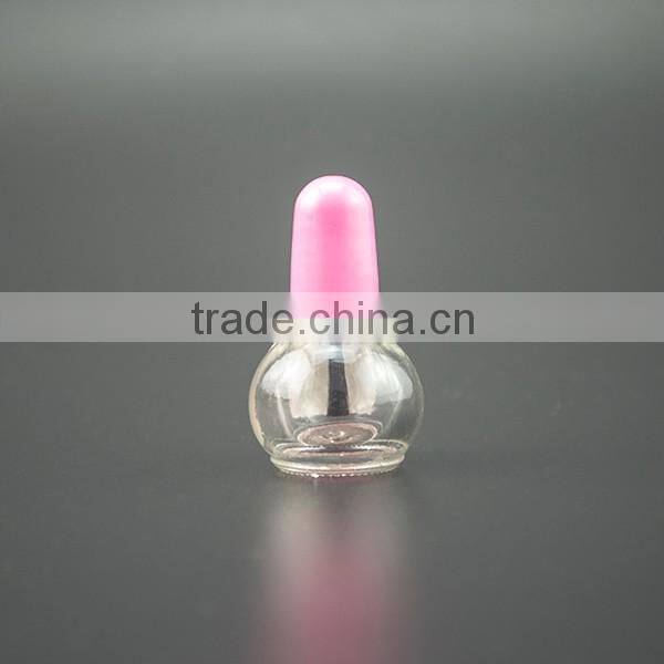 Free sample---clear glass nail polish bottle wholesale from Ruijia