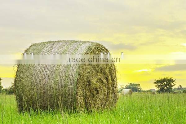 Hay bale net wrap/bale wrap net/white grass net