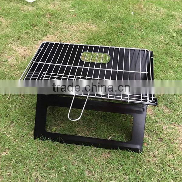 Easy carrying folding portable bbq grill charcoal barbecue grill