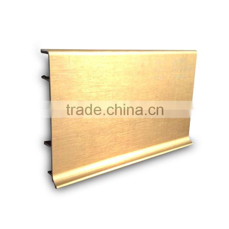 glossy aluminum skirting board for wall