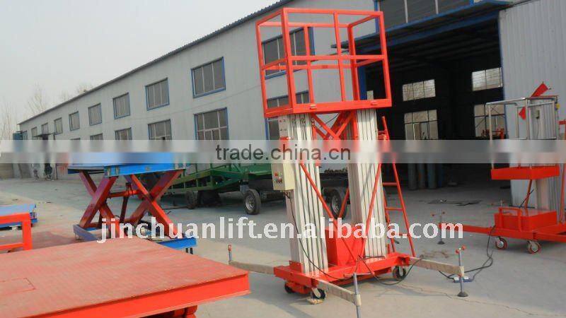 mobile protable aluminum vertical platform lifter