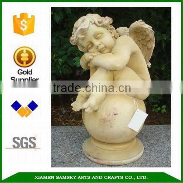 Sleeping Cherub 21" High Outdoor Statue