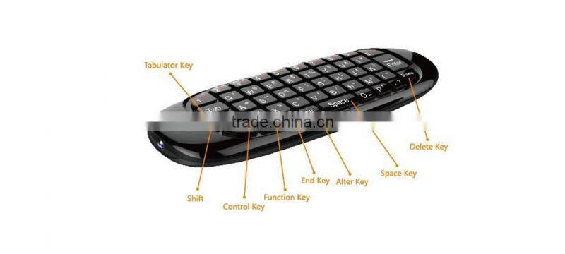 Podoor PC100 2.4GHz Air mouse Wireless Keyboard for Android Mini PC TV BOX Support Windows, Mac OS