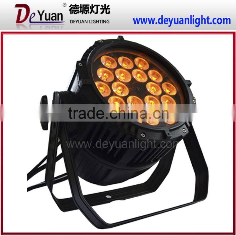 led pro outdoor lighting 18pcs 10w par can lights for sale