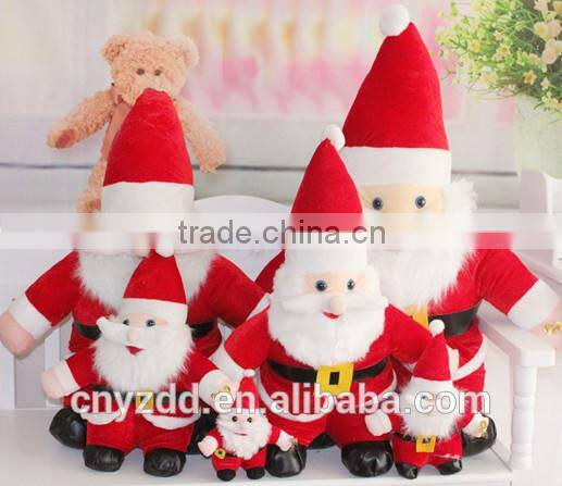2015 hanging santa claus toy from factory china