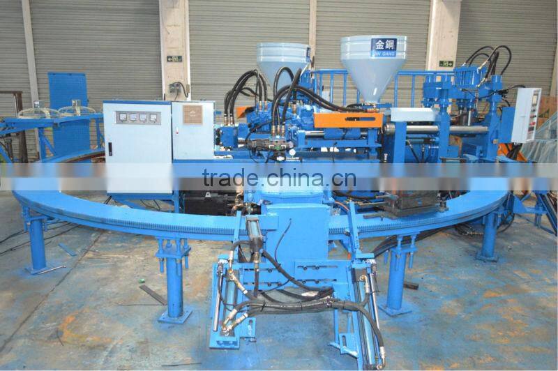 Double colors PVC Jelly shoe injection molding machine