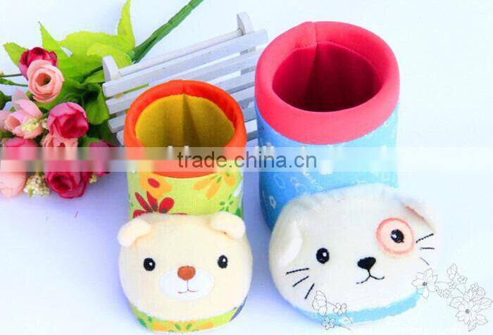 lovely Plush pen container /Cartoon brush pot animals/valentine's plush couple gifts