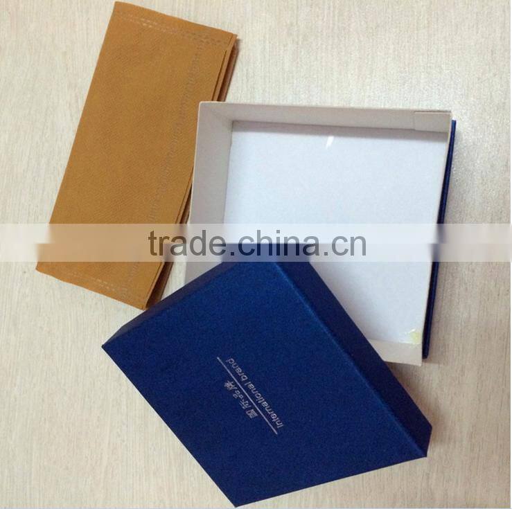 Business gift packaging bronzing custom Wallet Custom gift box