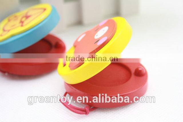 baby musical toys wooden castanets toy