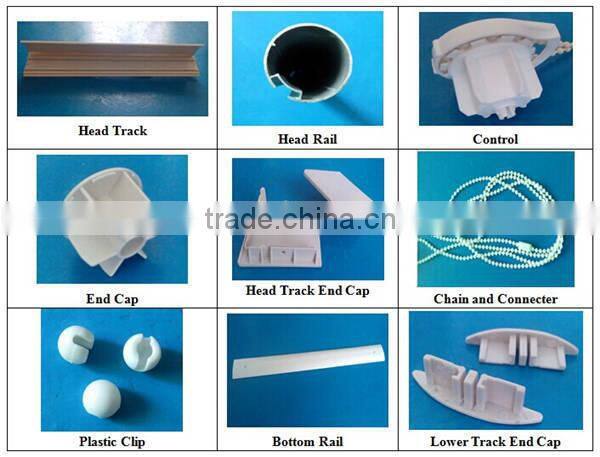 Home Decorating Fabric Shangri-la Roller Blinds/Triple Shades with Manual/Motorized System