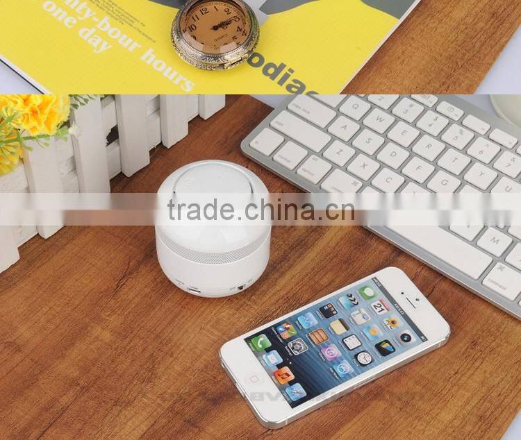 Round Shape High Quality Portable Mini Bluetooth Speaker,Portable Minion Mini Speaker Direct Buy China