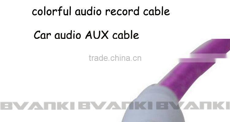 wholesale male to male stereo audio cable, rca av audio cable extension with gold plated magnetic cable for smart phone