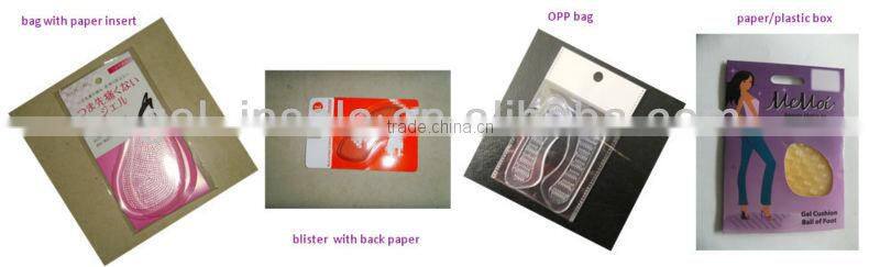 1/2 Gel heighten insole for ladies shoes