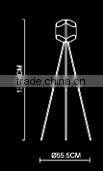 3*33w G9 contempary LED floor light wooden floor lamp