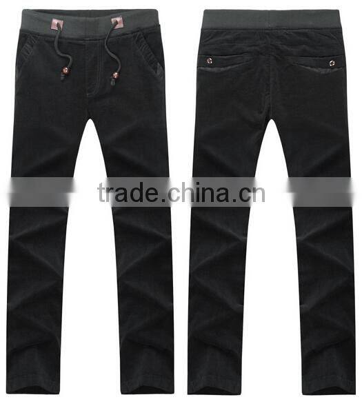 China supplier black men sweat pants