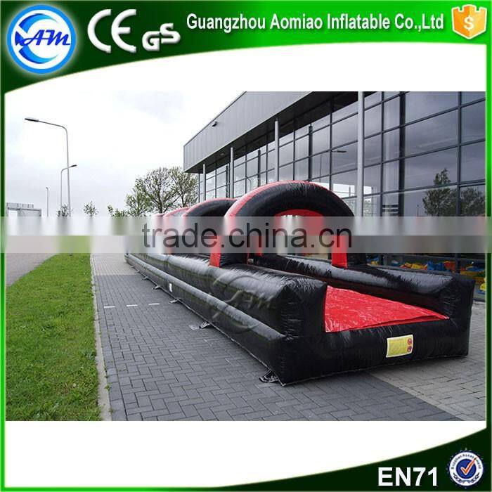 Commercial black n red long water slide,water slip n slide for backyard