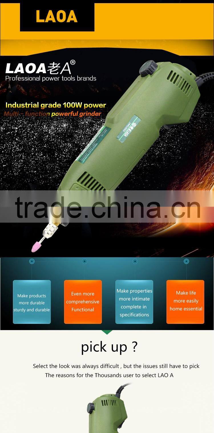 Multifunction industrial grade 100W powerful CVT electric grinder set