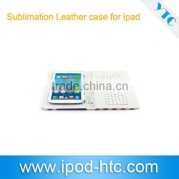 Sublimation PU Leather case for Tablet pc, sublimation Wallet case