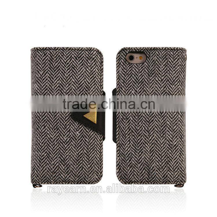 Soft wool felt smartphone cover for iPhone 6 with premium quality