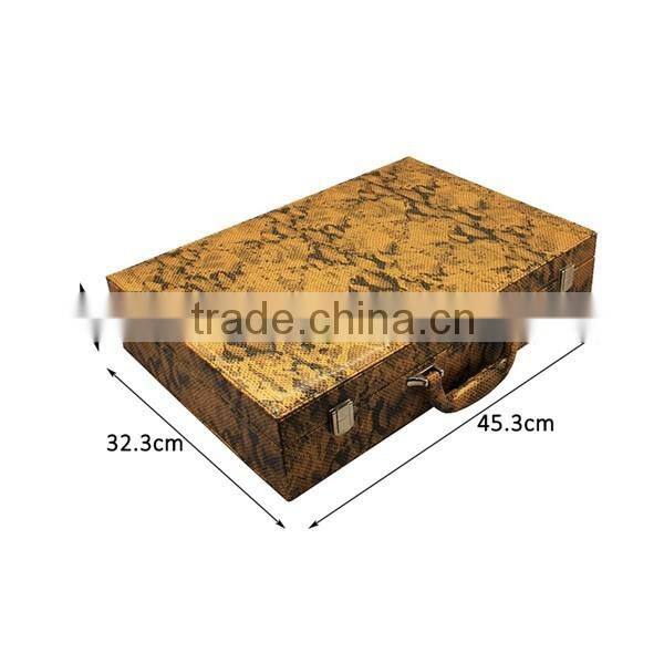 Large wooden watch storage box