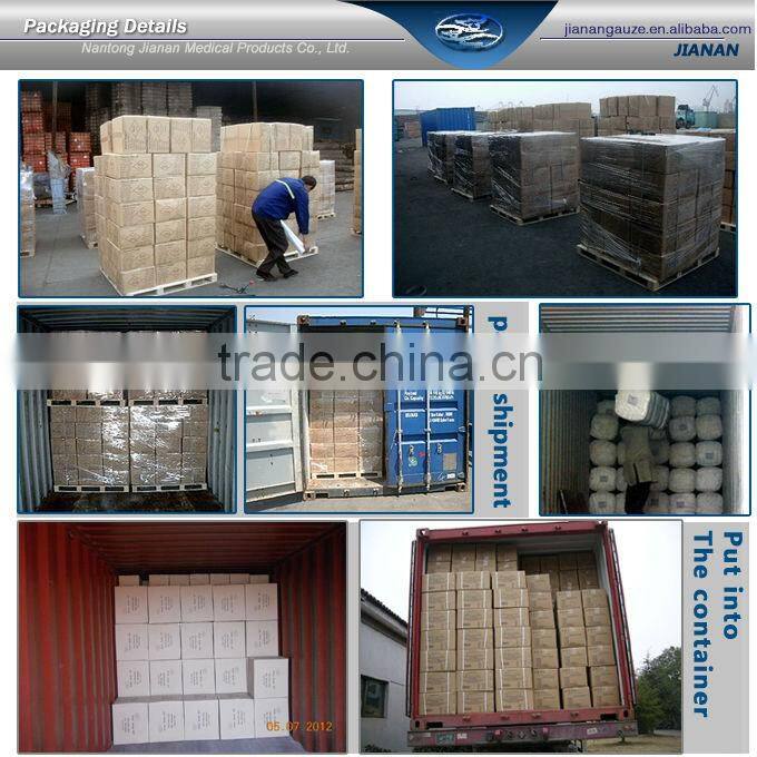 medical absorbent 100% cotton dental roll