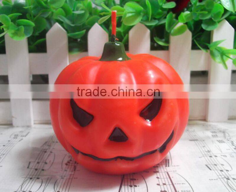 Decorative Halloween Pumpkin Candles