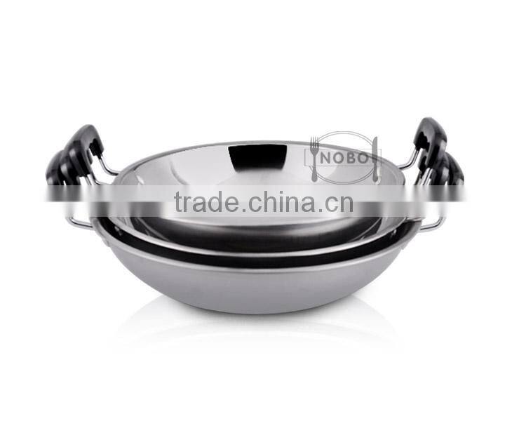 Eco -friendly stainless steel woks with best price