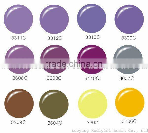 KDS soak off crystal color UV gel for nail art nail use glue China factory