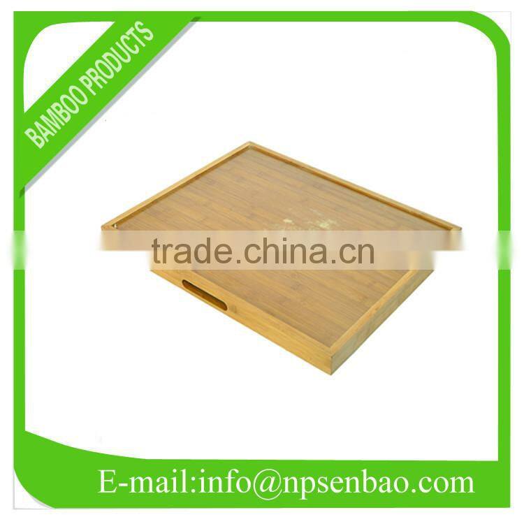 Multi-functional square bamboo tray / Square bamboo tray