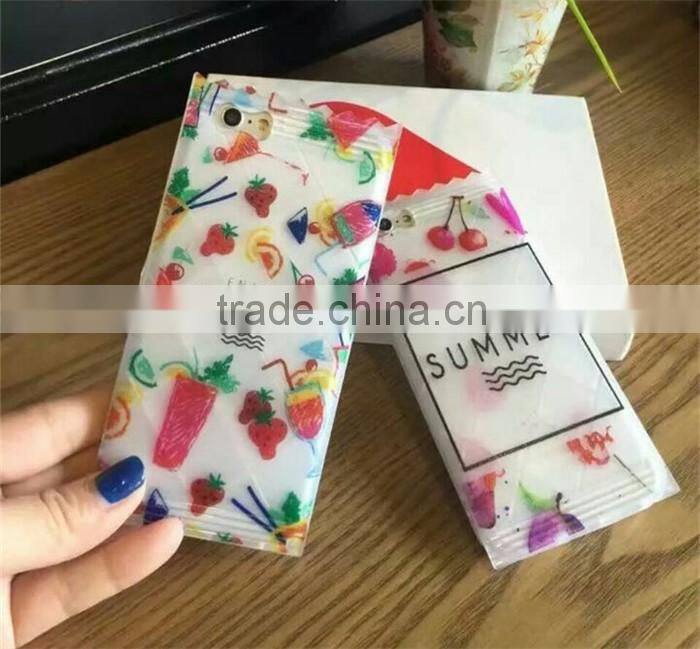 candy cute soft cover clear tpu case for iphone 6 6s 4.7
