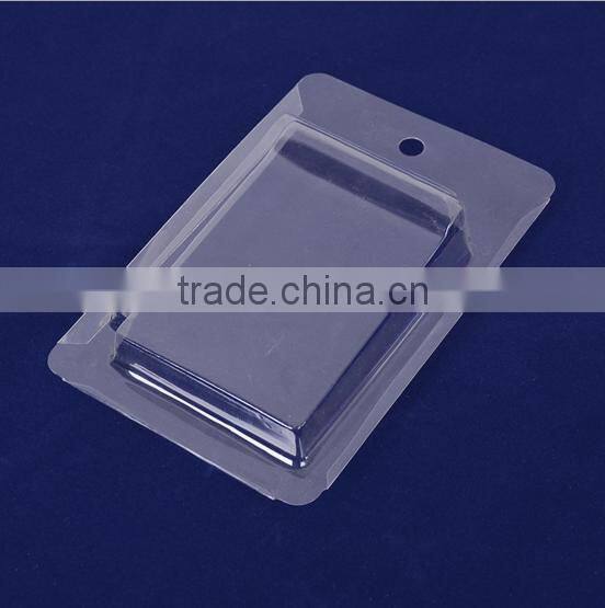 Clear pet electric blister packaging, sliding card blister