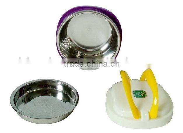 2015 hot new products color european stainless steel arniss 2 layers lunch box