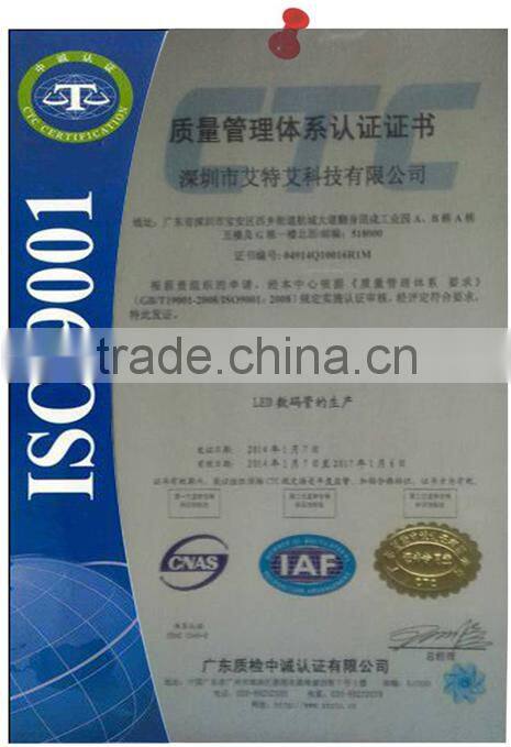 Three digits digital outdoor full color led display