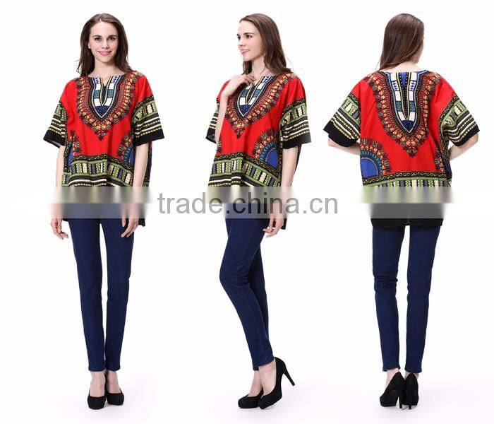 2016 Guangzhou Supplier New Arrivals Summer long Sleeve Red Chiffon top